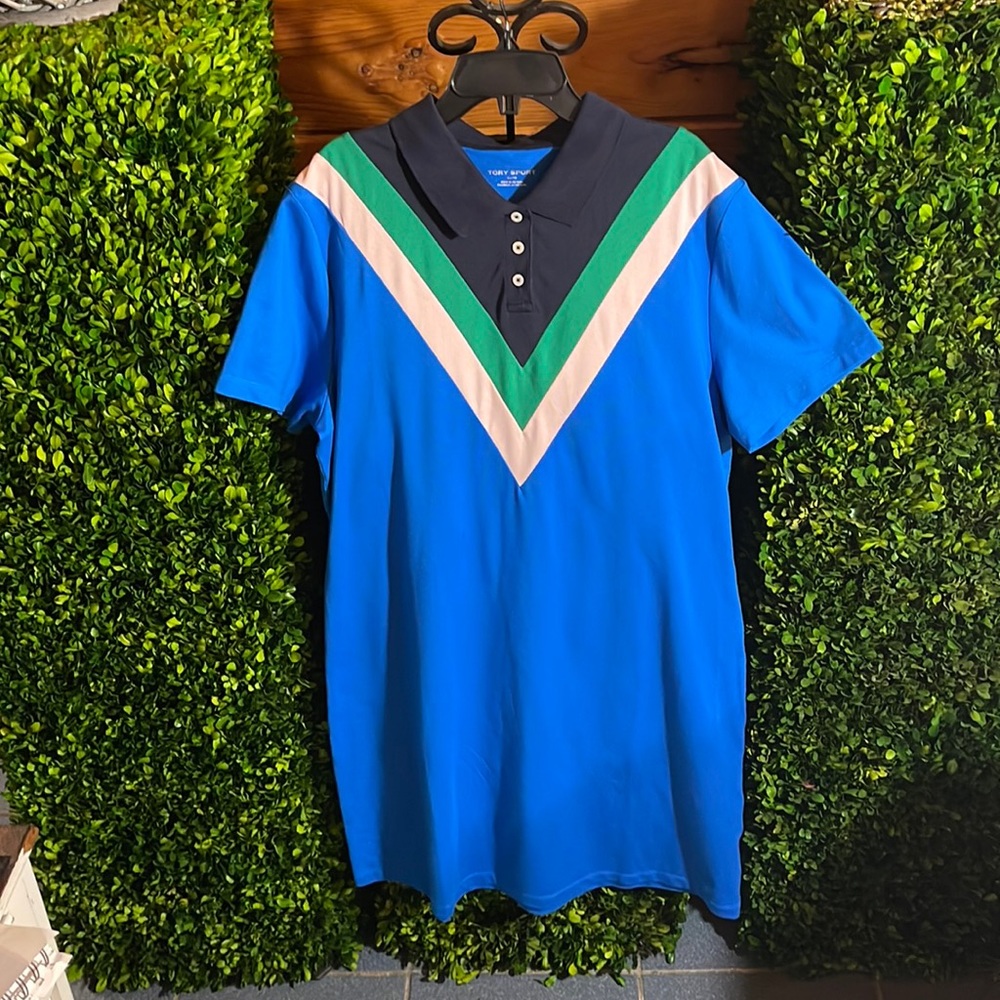Tory Sport Performance Piqué polo dress